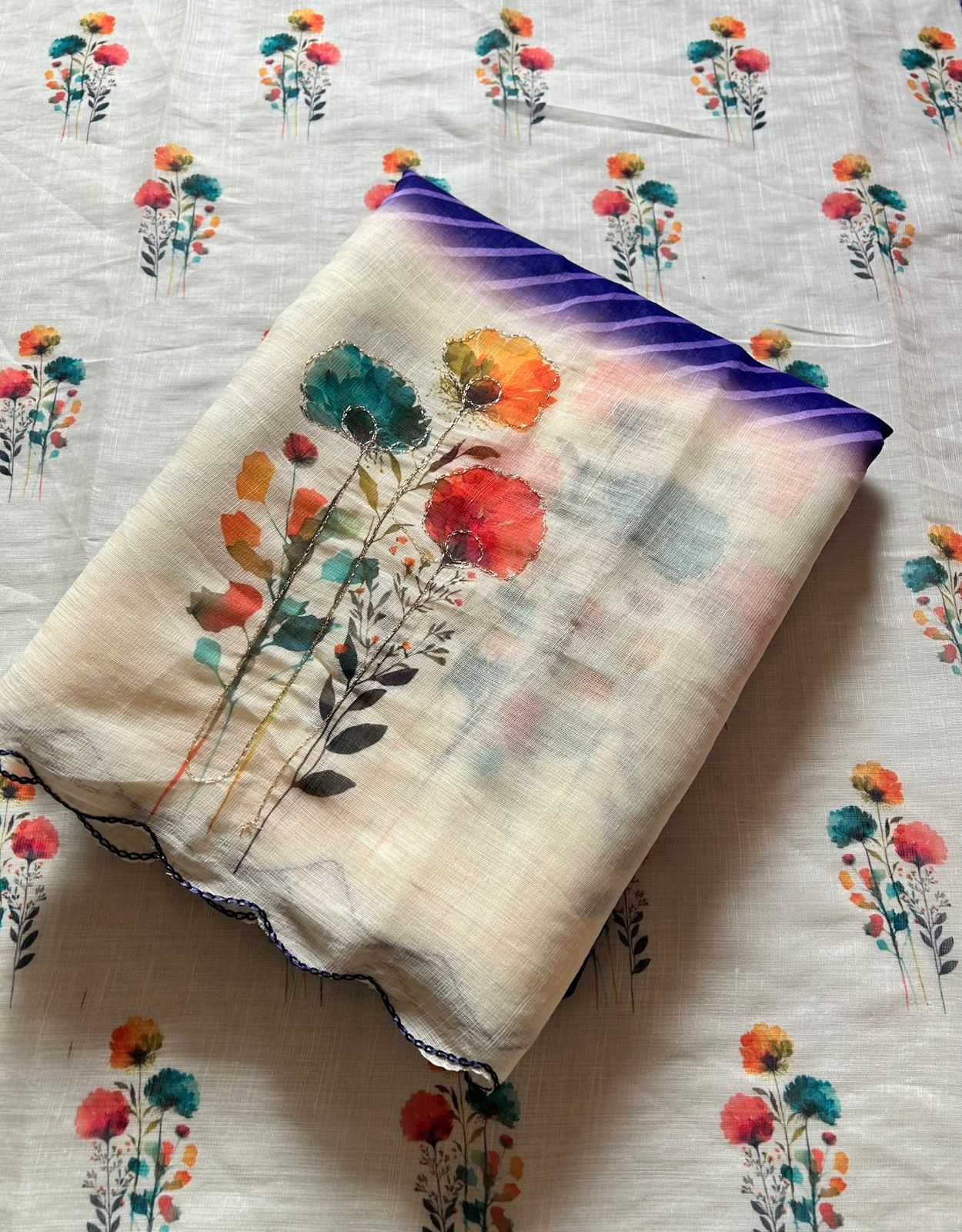 Ynf Fancy KESH721 SOFT PENNY Sarees Wholesale Floral Sarees Sequins Work Saree Festive Sarees Manufacturer- Kapda Export