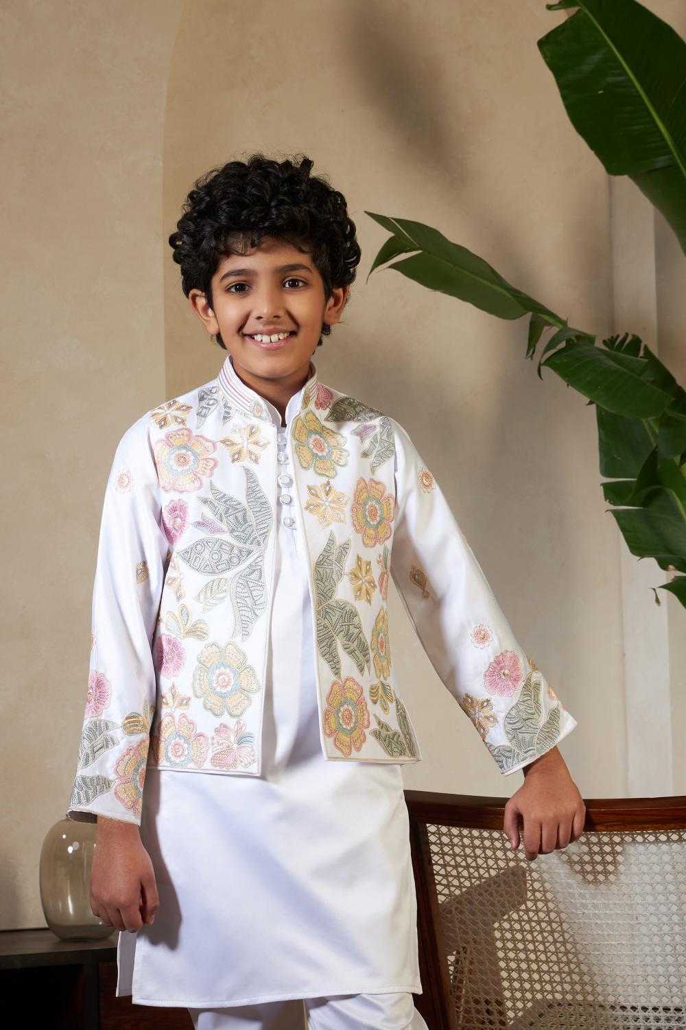 Ynf Fancy Kids Wear Wholesale Boys Kurta Pyjama Kids Kurta Pajama Boys Ethnic Wear Manufacturer- Kapda Export