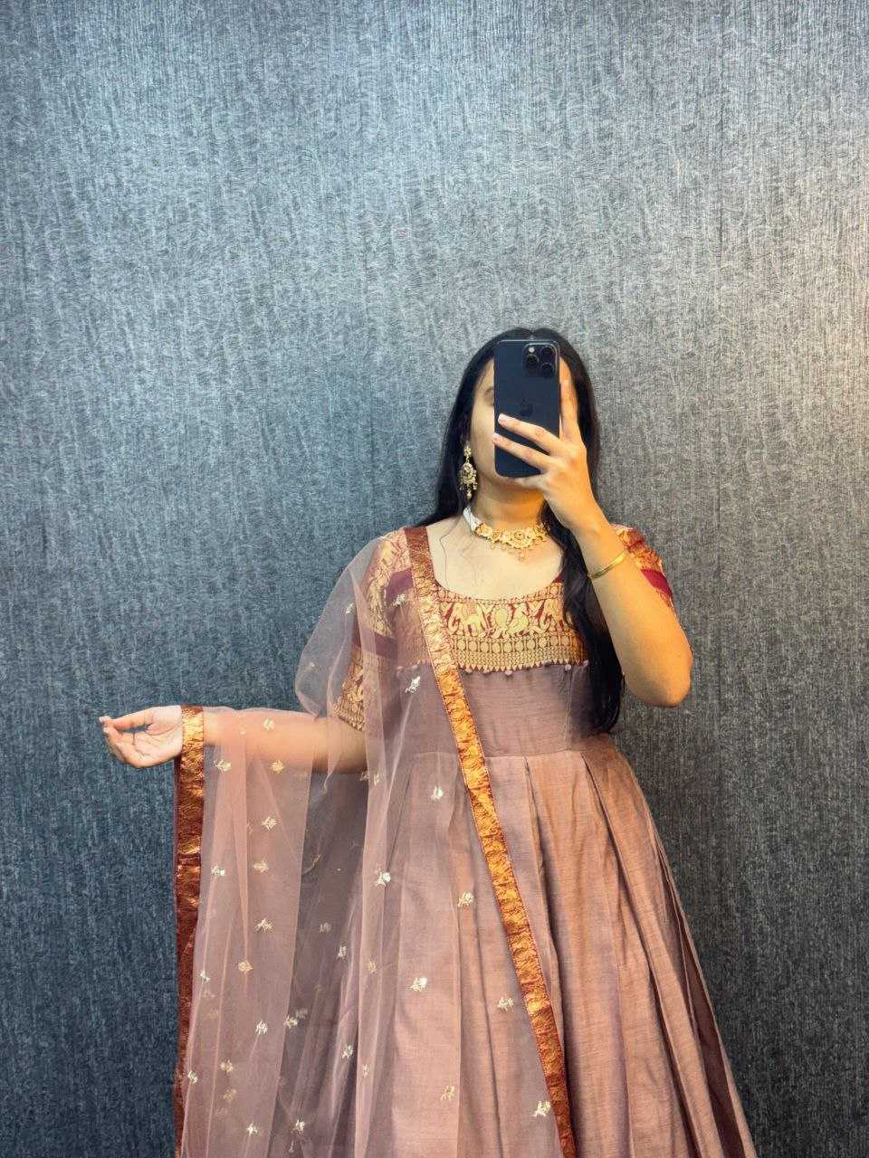 Ynf Fancy RIN102 THALAPATHY Gowns Festive Collections Wholesale Fancy Gowns Anarkali Gown Pongal Collections Manufacturer- Kapda Export