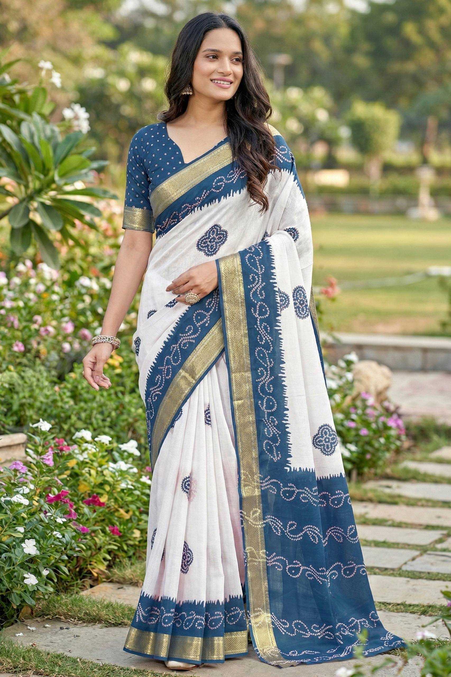 Ynf Fancy RIN229 94-BANDHNI Sarees Wholesale Party Wear Sarees Block Print Sarees Bandhani Sarees Manufacturer- Kapda Export