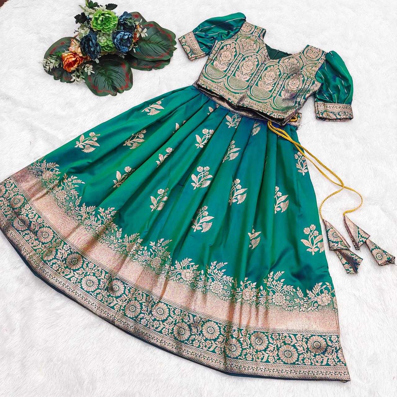 Ynf Fancy RIN235 fancy meena Kids Wear Wholesale Kids Lehenga Kids Ethnic Wear Kids Festive Wear Manufacturer- Kapda Export