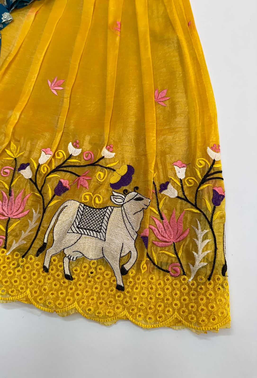 Ynf Fancy RIN235 nylon Dola Kids Wear Wholesale Kids Gown Kids Designer Frock Kids Festive Wear Manufacturer- Kapda Export