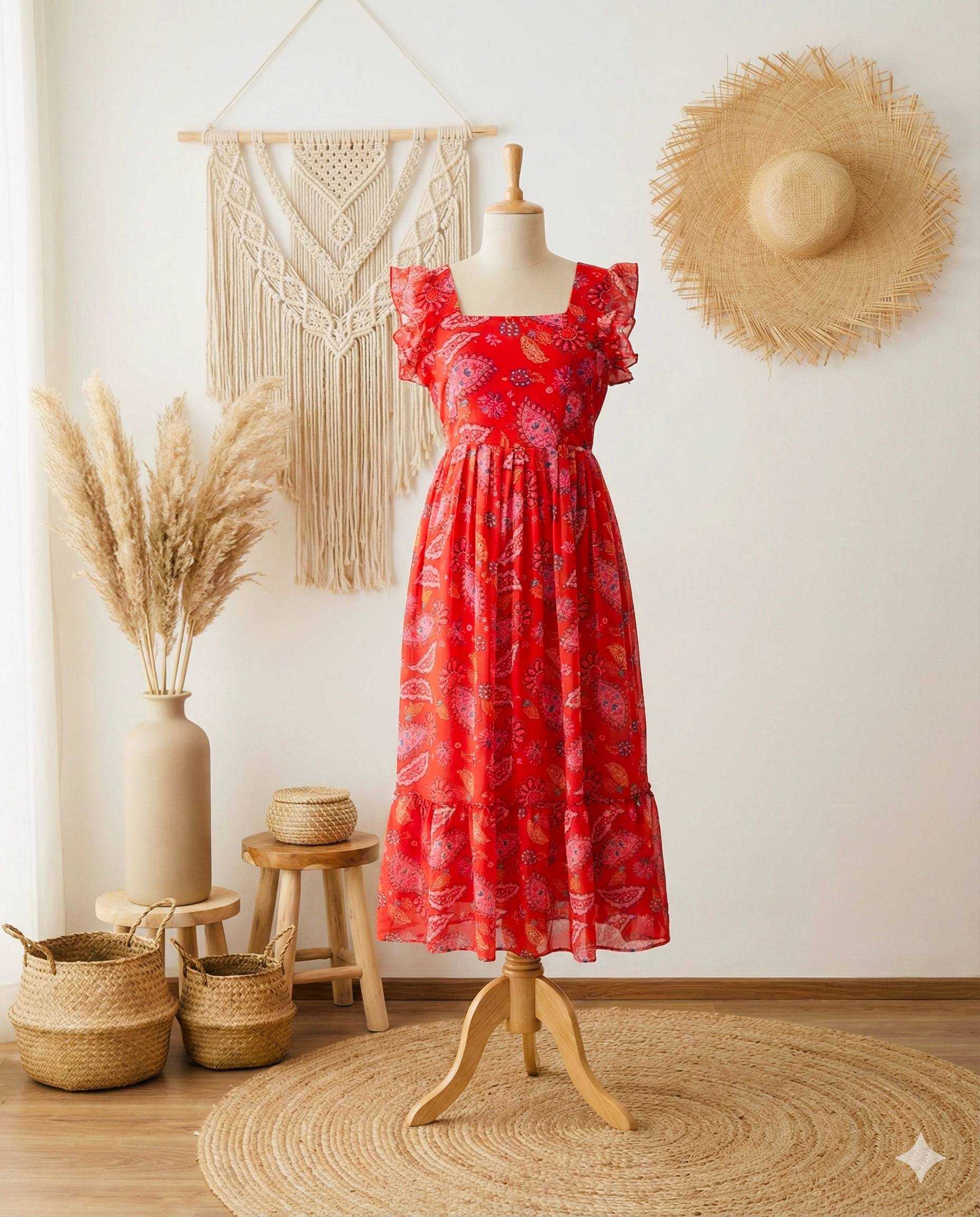 Ynf Faux Georgette KESH210 2496 Suits & Dresses Wholesale Maxi Dresses Party Wear Dresses Printed Dresses Manufacturer- Kapda Export