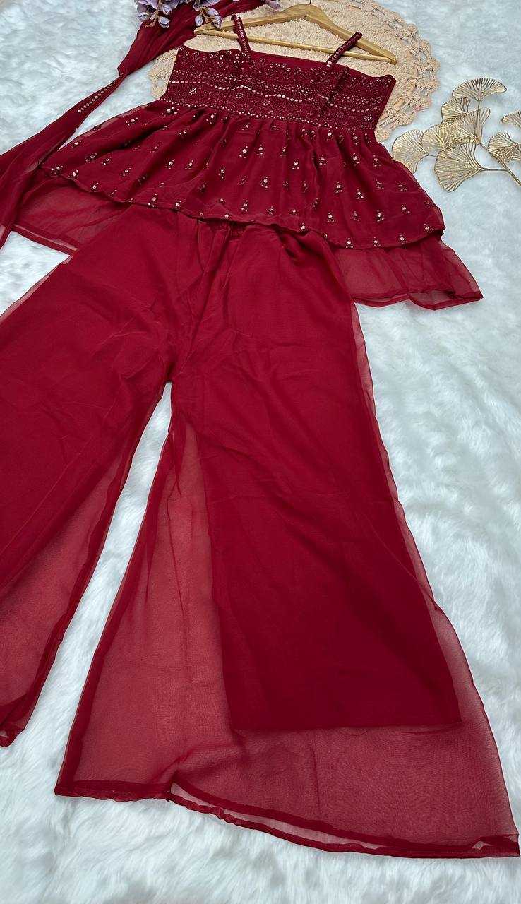 Ynf Faux Georgette KESH655 1006 Suits & Dresses Festive Collections Wholesale Party Wear Dresses Embroidered Dresses Georgette Dresses Manufacturer- Kapda Export