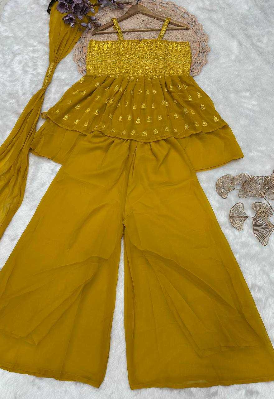 Ynf Faux Georgette KESH655 1006 Suits & Dresses Festive Collections Wholesale Party Wear Dresses Embroidered Dresses Georgette Dresses Manufacturer- Kapda Export