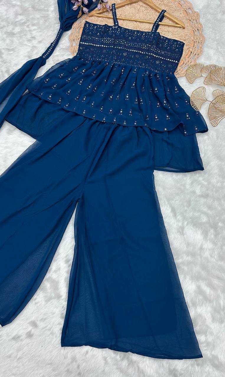 Ynf Faux Georgette KESH655 1006 Suits & Dresses Festive Collections Wholesale Party Wear Dresses Embroidered Dresses Georgette Dresses Manufacturer- Kapda Export