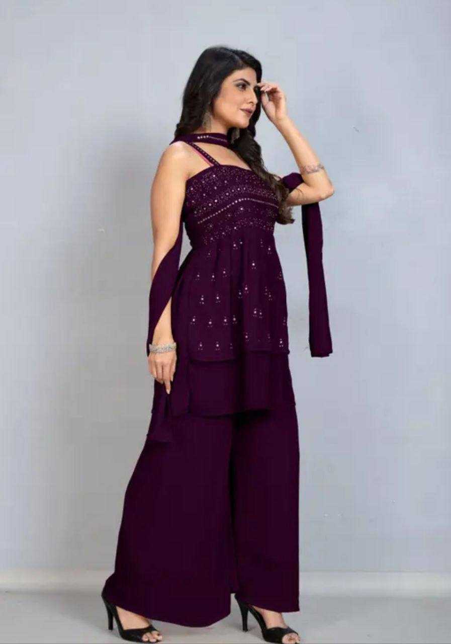 Ynf Faux Georgette KESH655 1006 Suits & Dresses Festive Collections Wholesale Party Wear Dresses Embroidered Dresses Georgette Dresses Manufacturer- Kapda Export
