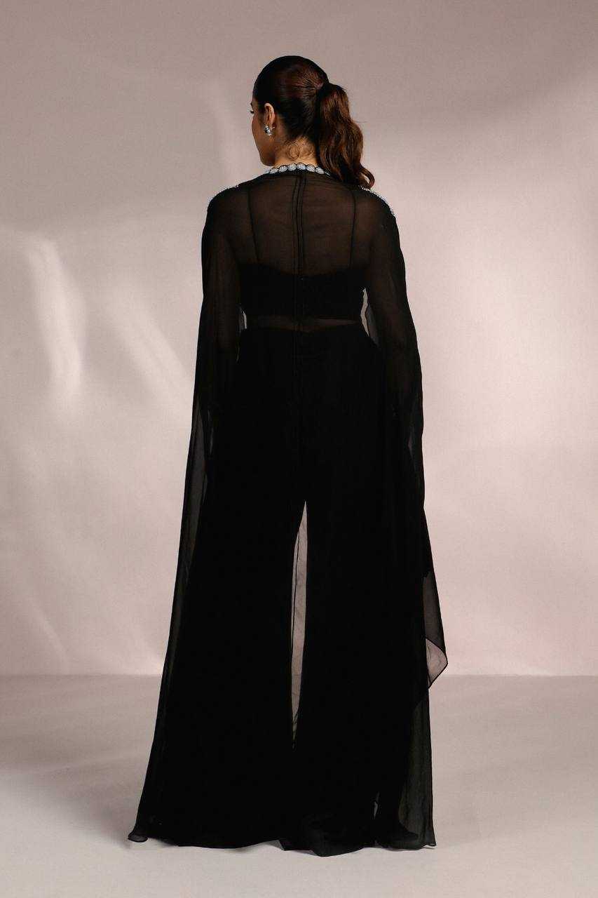 Ynf Faux Georgette KESH655 102(1) Suits & Dresses Western Wears Festive Collections Wholesale Indo Western Dresses Embroidered Dresses Georgette Dresses Manufacturer- Kapda Export