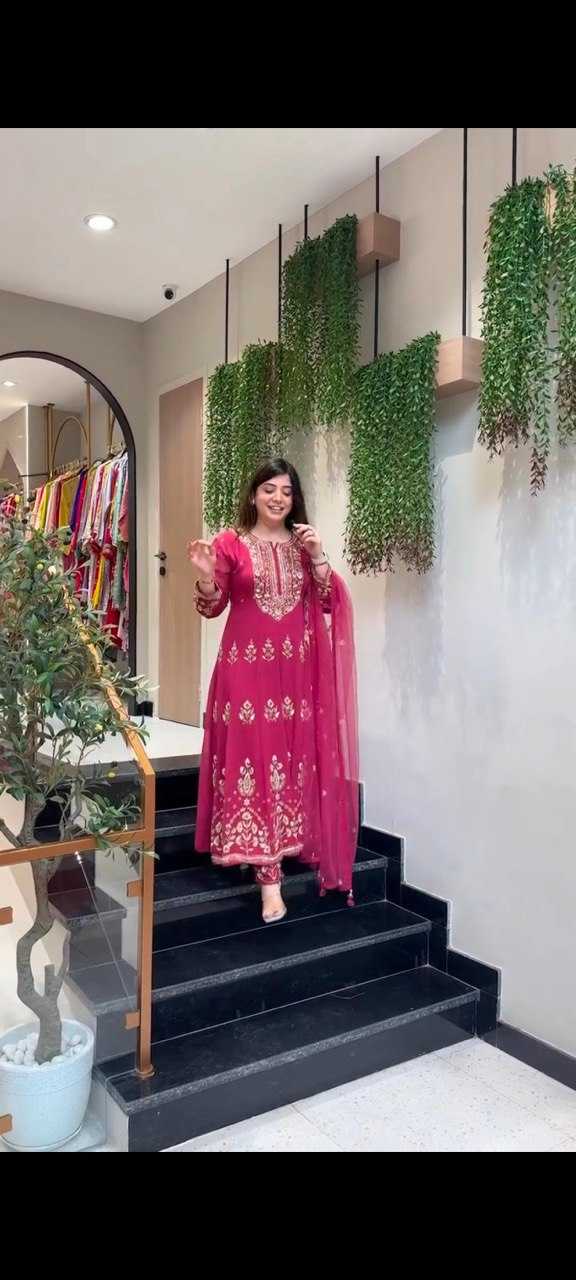 Ynf Faux Georgette KESH666 Anvitha Kurti Wholesale Festive Kurtis Ethnic Kurtis Georgette Kurti Manufacturer- Kapda Export