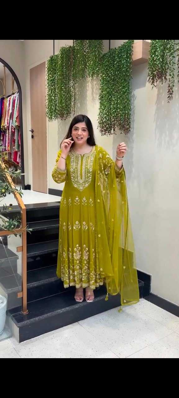 Ynf Faux Georgette KESH666 Anvitha Kurti Wholesale Festive Kurtis Ethnic Kurtis Georgette Kurti Manufacturer- Kapda Export