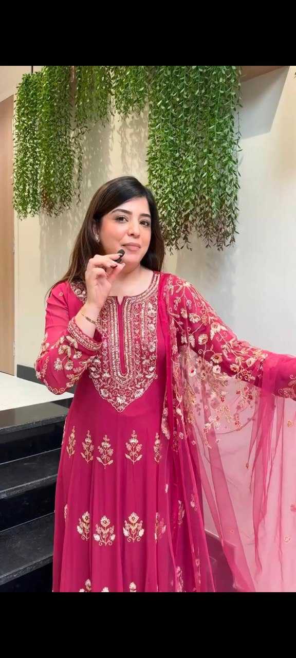 Ynf Faux Georgette KESH666 Anvitha Kurti Wholesale Festive Kurtis Ethnic Kurtis Georgette Kurti Manufacturer- Kapda Export