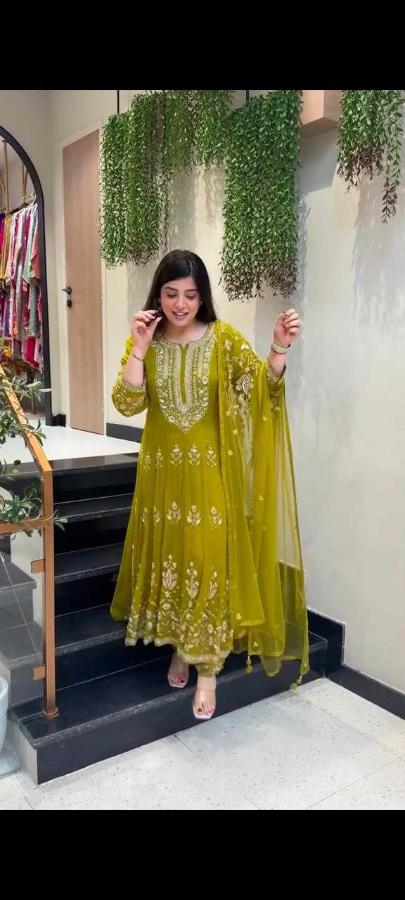 Ynf Faux Georgette KESH666 Anvitha Kurti Wholesale Festive Kurtis Ethnic Kurtis Georgette Kurti Manufacturer- Kapda Export