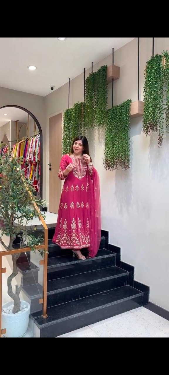 Ynf Faux Georgette KESH666 Anvitha Kurti Wholesale Festive Kurtis Ethnic Kurtis Georgette Kurti Manufacturer- Kapda Export