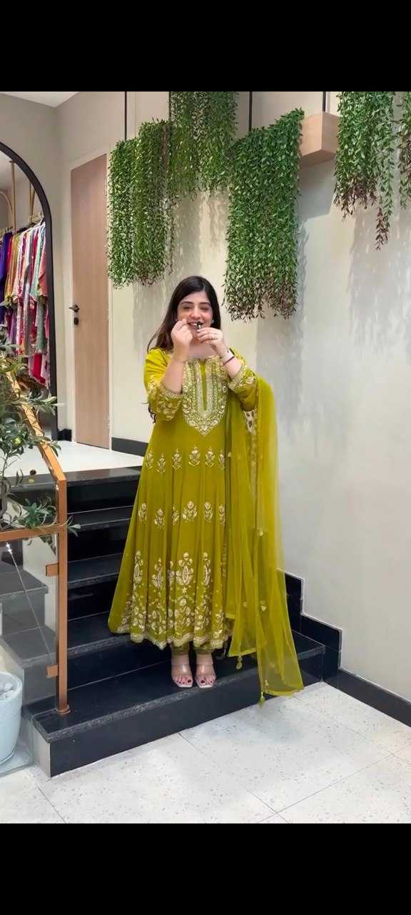 Ynf Faux Georgette KESH666 Anvitha Kurti Wholesale Festive Kurtis Ethnic Kurtis Georgette Kurti Manufacturer- Kapda Export