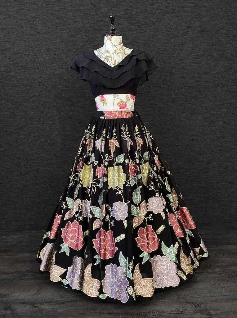 Ynf Faux Georgette RIN235 anita Kids Wear Wholesale Kids Ethnic Wear Kids Traditional Outfits Kids Lehenga Choli Manufacturer- Kapda Export