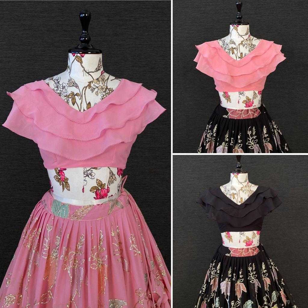 Ynf Faux Georgette RIN235 anita Kids Wear Wholesale Kids Ethnic Wear Kids Traditional Outfits Kids Lehenga Choli Manufacturer- Kapda Export