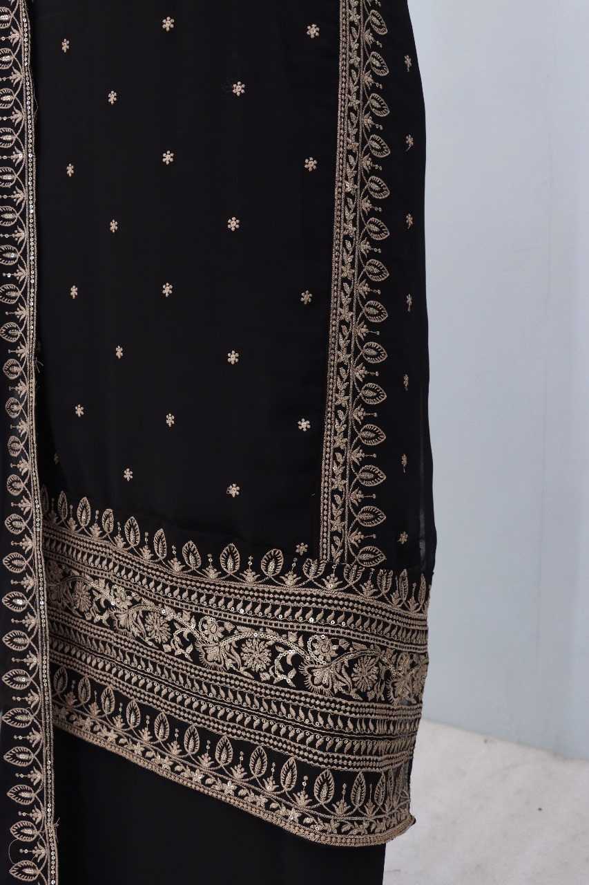 Ynf Faux Georgette RIN236 AASHIRWAD 10068 Suits & Dresses Wholesale Party wear suits Embroidered Suits Semi-Stitched Suits Manufacturer- Kapda Export