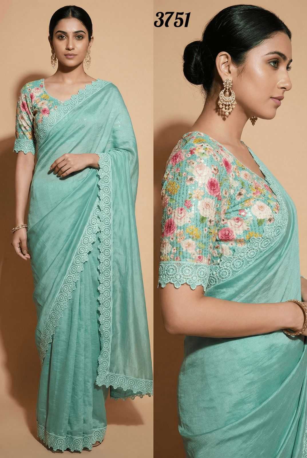 Ynf FENDY KESH114 3751 Sarees Wholesale Fancy Sarees Plain Sarees Satin Sarees Manufacturer- Kapda Export