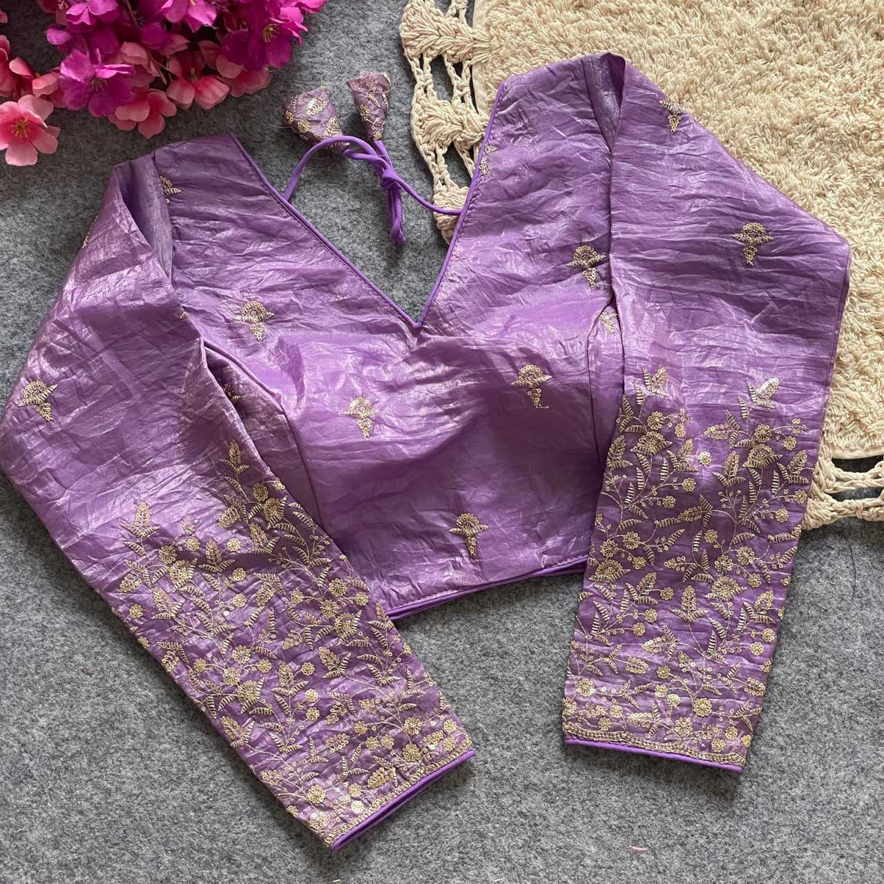 Ynf FENDY KESH426 PINKI-30 Readymade Blouses Festive Collections Wholesale Sequence Embroidery Blouse Party Wear Blouse Silk Blouse Manufacturer- Kapda Export