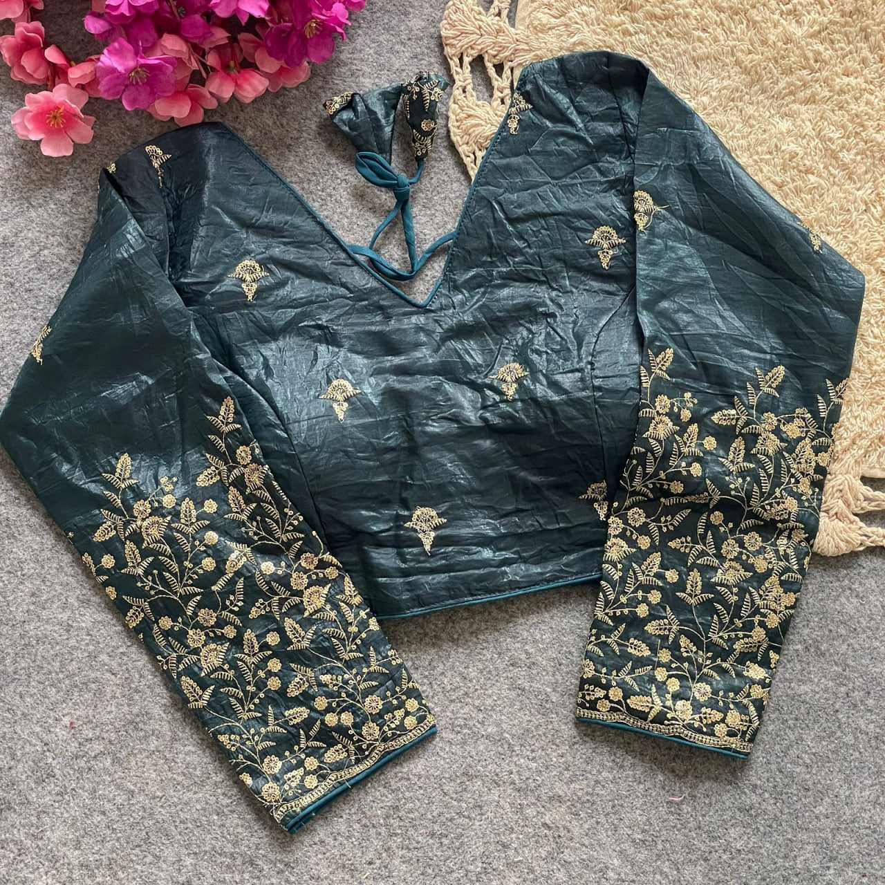 Ynf FENDY KESH426 PINKI-30 Readymade Blouses Festive Collections Wholesale Sequence Embroidery Blouse Party Wear Blouse Silk Blouse Manufacturer- Kapda Export