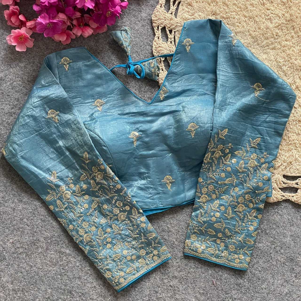 Ynf FENDY KESH426 PINKI-30 Readymade Blouses Festive Collections Wholesale Sequence Embroidery Blouse Party Wear Blouse Silk Blouse Manufacturer- Kapda Export