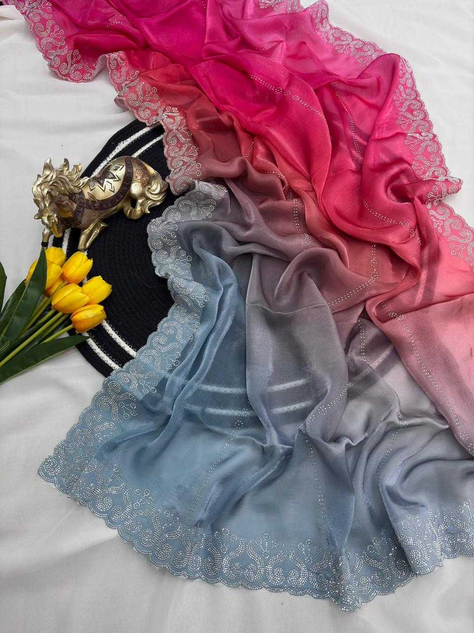 Ynf FENDY Satin Silk KESH692 Rangila Sarees Silk Sarees Wholesale Party Wear Sarees Fancy Sarees Leheriya Sarees Manufacturer- Kapda Export