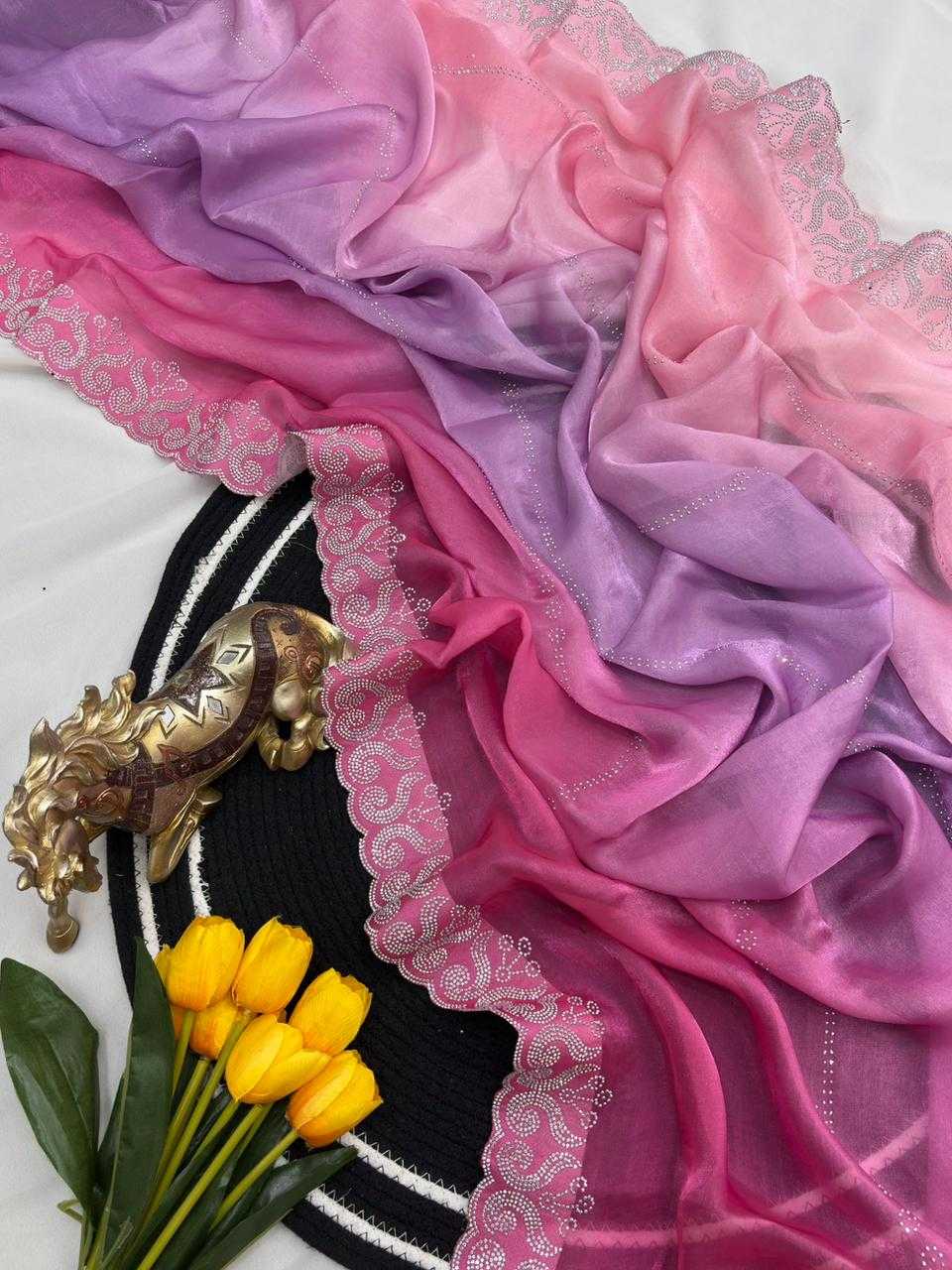 Ynf FENDY Satin Silk KESH692 Rangila Sarees Silk Sarees Wholesale Party Wear Sarees Fancy Sarees Leheriya Sarees Manufacturer- Kapda Export