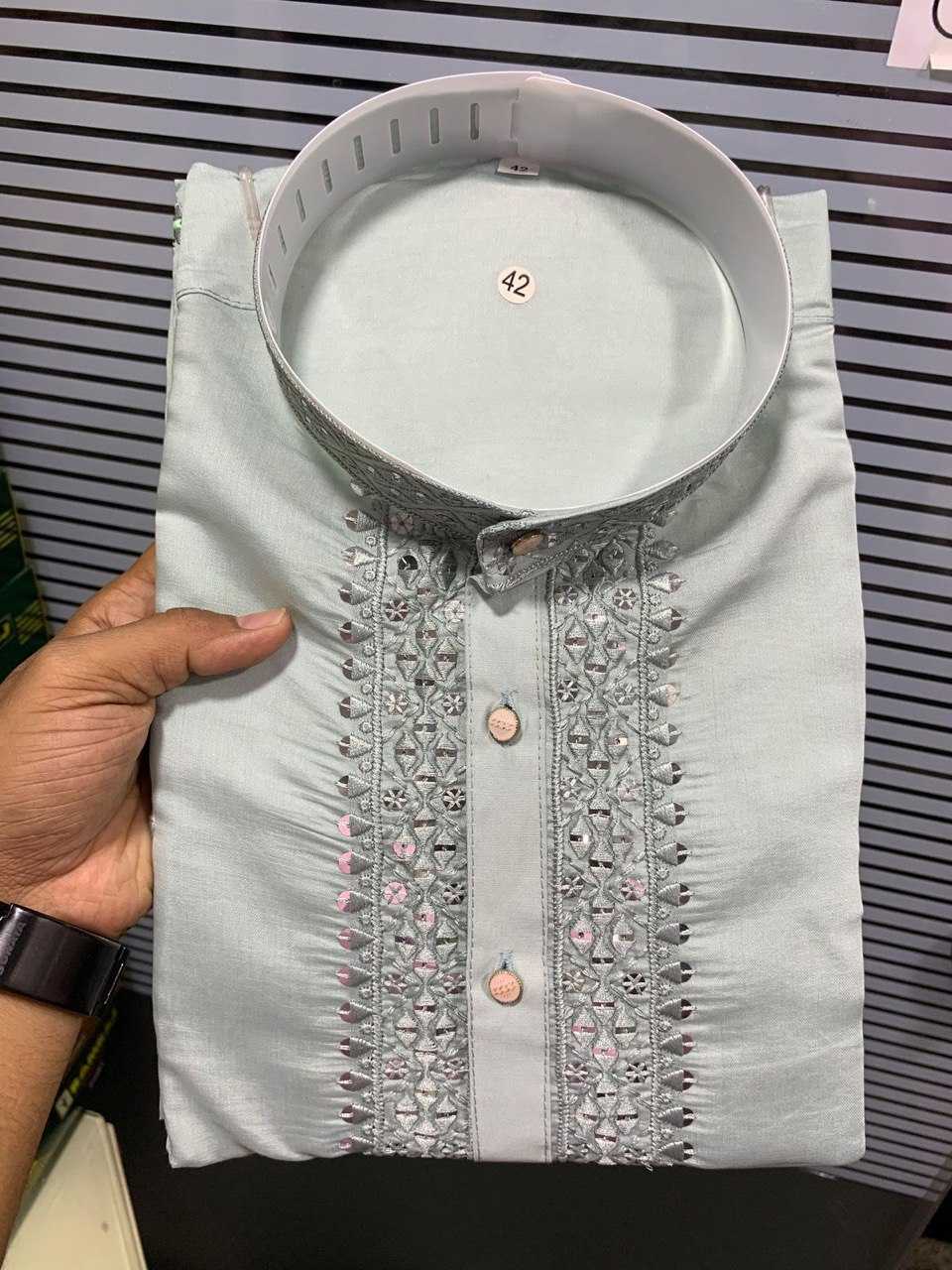 Ynf FENDY Silk KESH650 FENDY SILK Mens Wear Wholesale Mens Kurtas Men Kurta Pajama Men Wedding kurta Manufacturer- Kapda Export