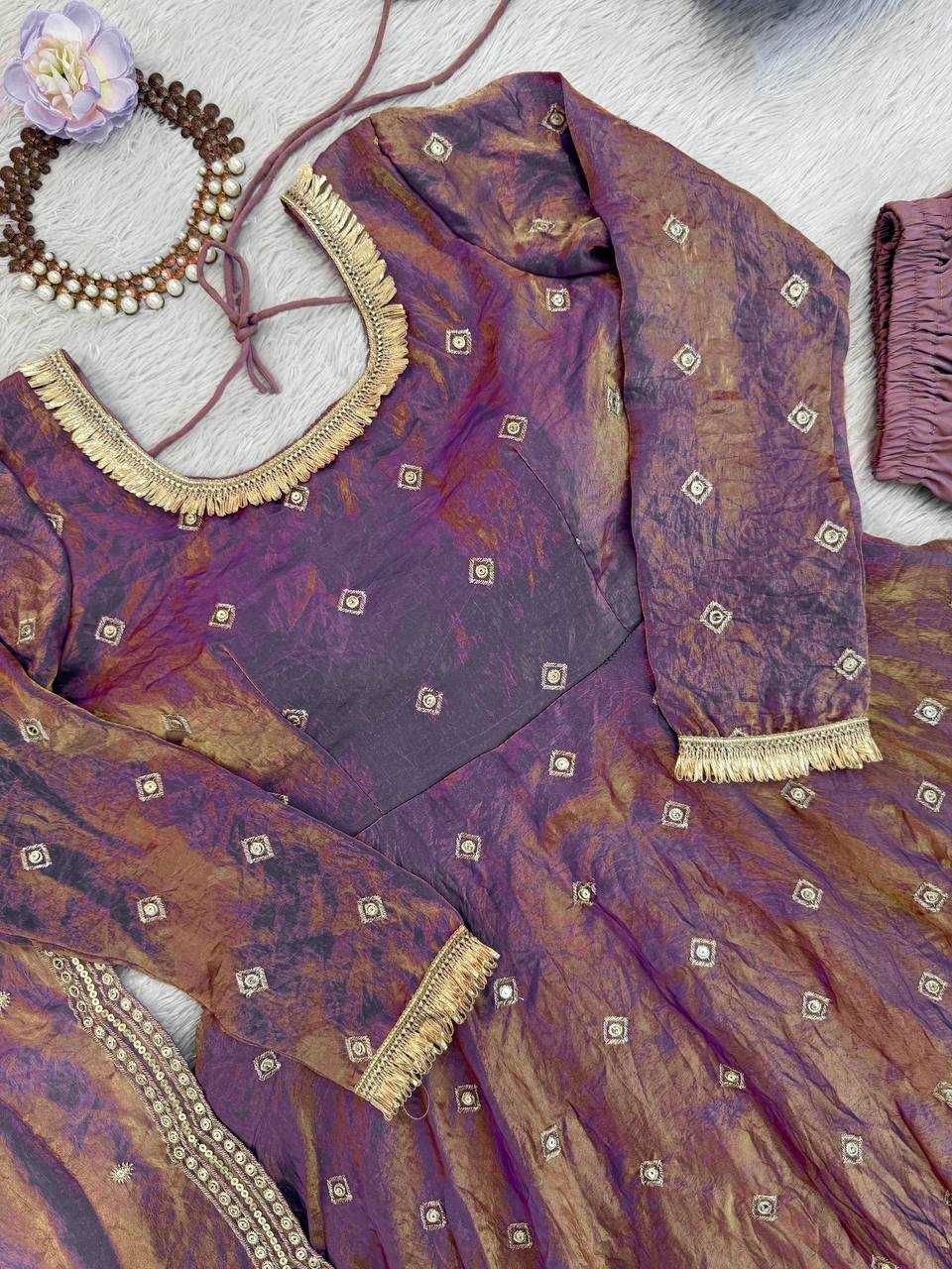 Ynf FENDY Silk RIN133 1565 Gowns Wholesale Wedding Gown Evening Gowns Party Wear Gowns Manufacturer- Kapda Export