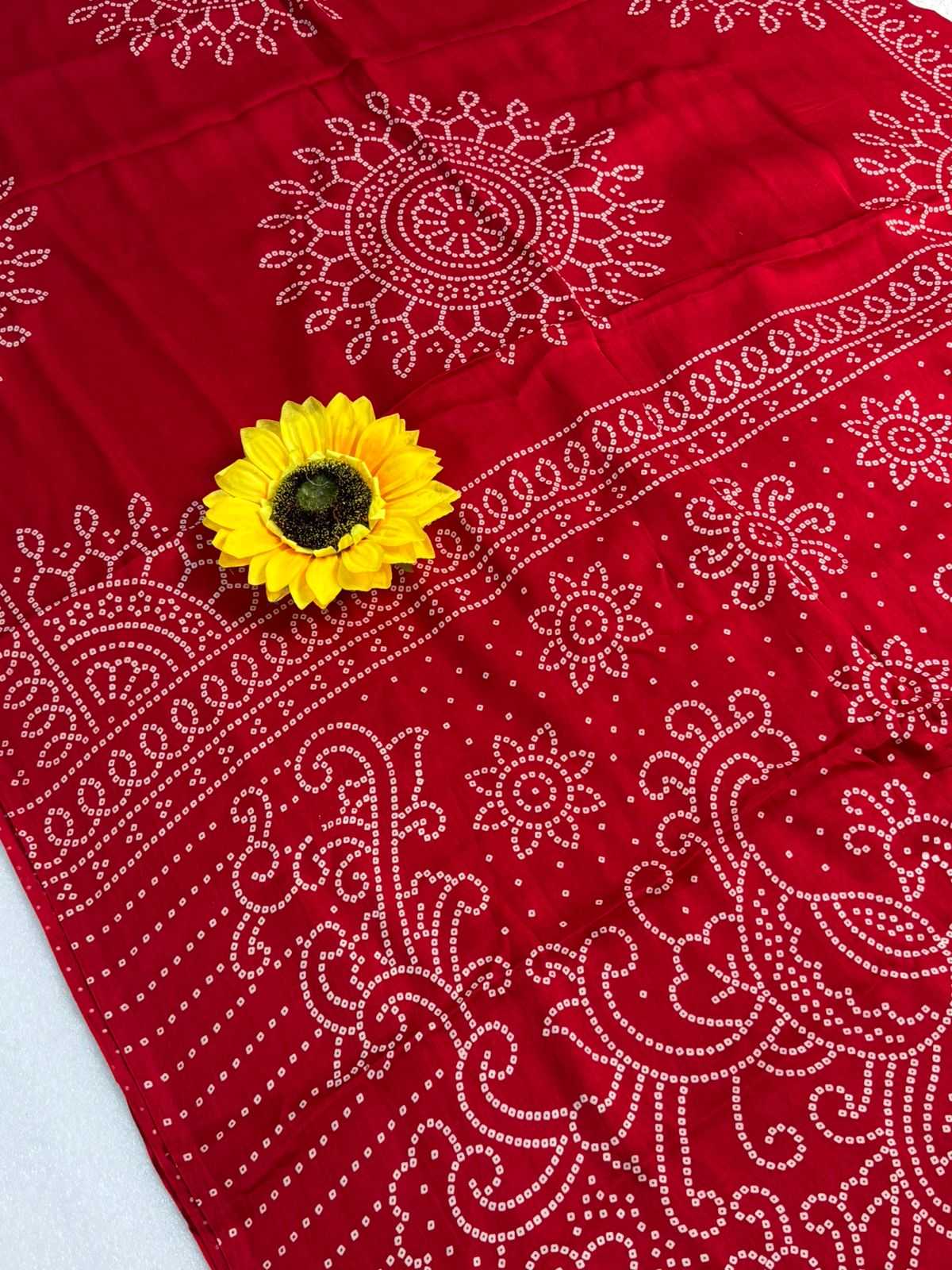 Ynf Gajji Silk KESH576 220 Sarees Festive Collections Wholesale Bandhani Bandhej Sarees Hand Printed Saree Silk Sarees Manufacturer- Kapda Export