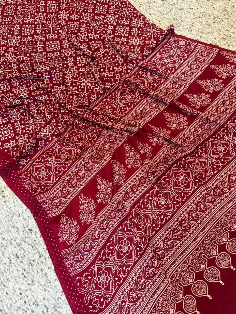 Ynf Gajji Silk KESH576 221 Sarees Festive Collections Wholesale Bandhani Bandhej Sarees Hand Printed Saree Silk Sarees Manufacturer- Kapda Export