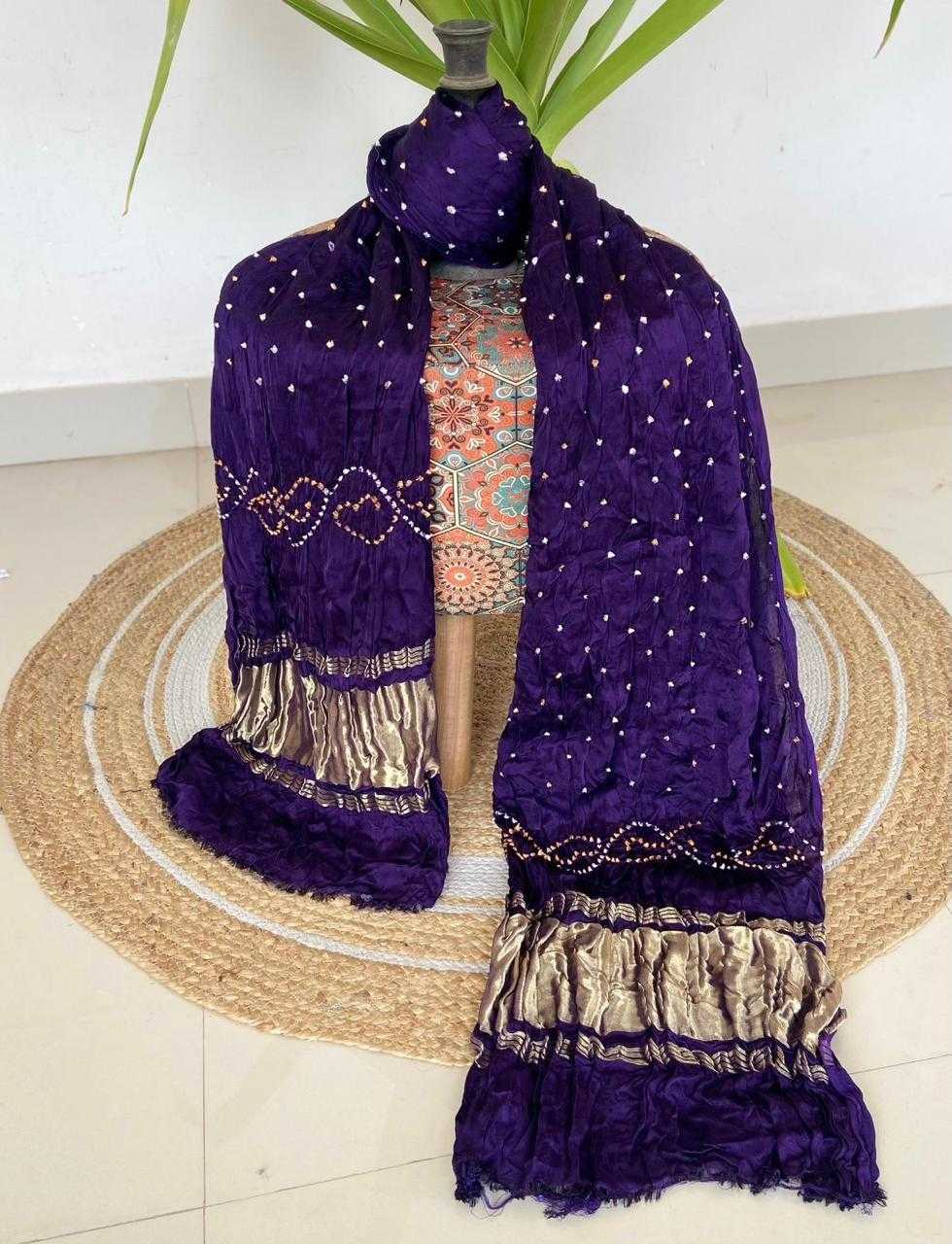 Ynf Gajji Silk KESH576 RISH Duppatas Wholesale Gajji Modal Dupattas Printed Duppata Net Duppata Manufacturer- Kapda Export