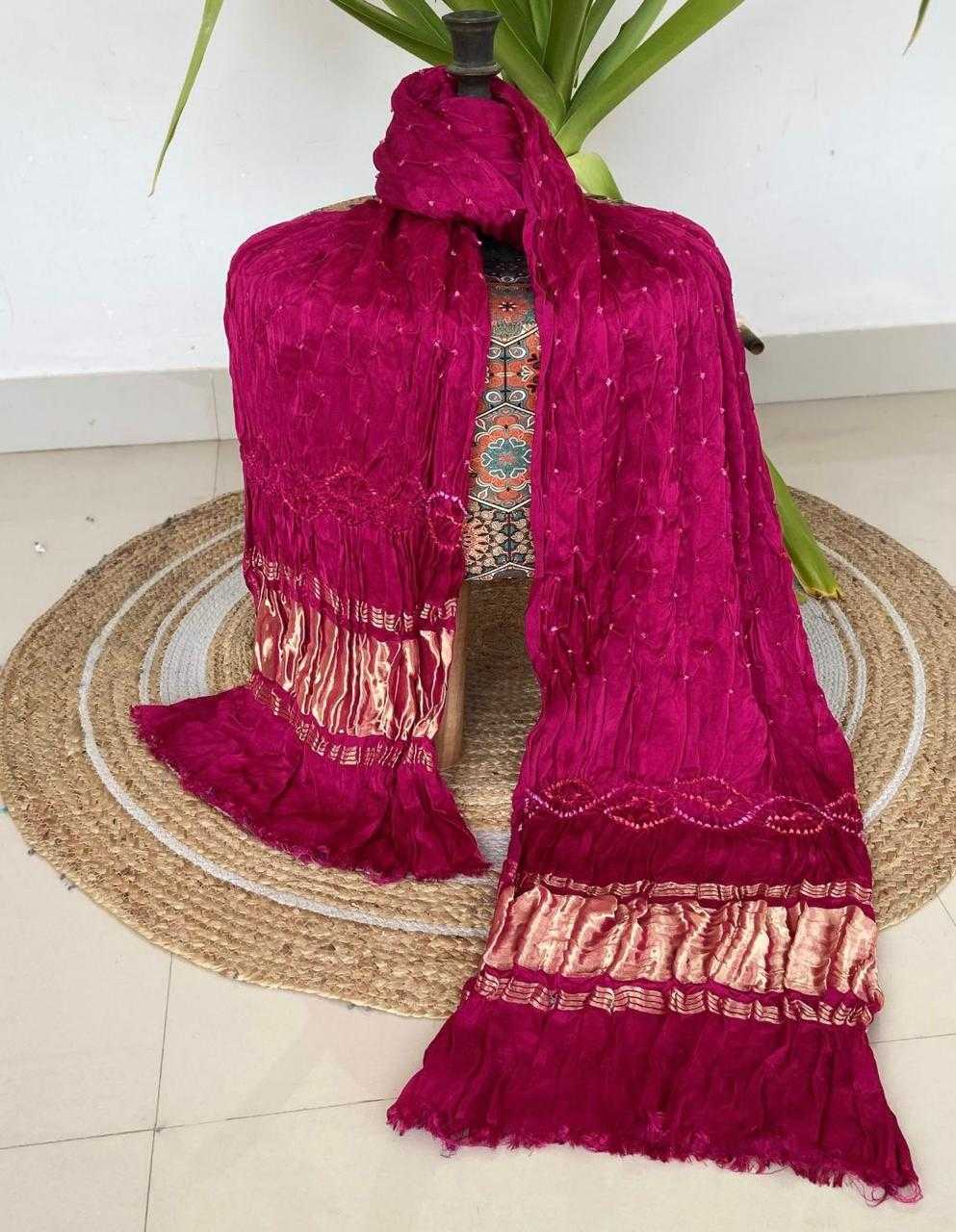 Ynf Gajji Silk KESH576 RISH Duppatas Wholesale Gajji Modal Dupattas Printed Duppata Net Duppata Manufacturer- Kapda Export