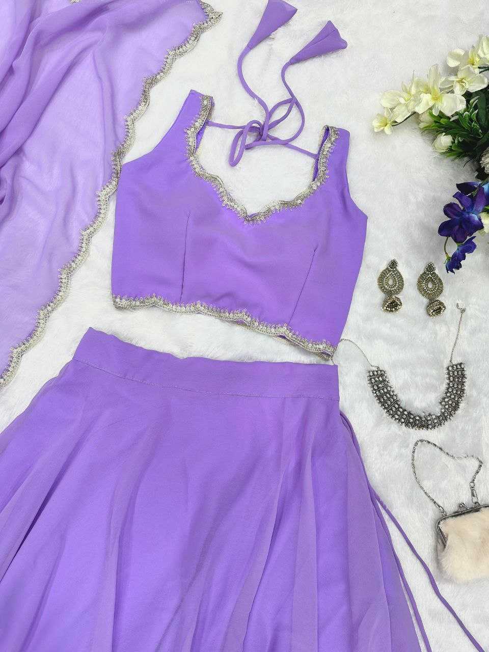 Ynf Georgette KESH154 1084 Lehengas Wholesale Designer Lehenga Embroidered Lehenga Simple Lehenga Manufacturer- Kapda Export