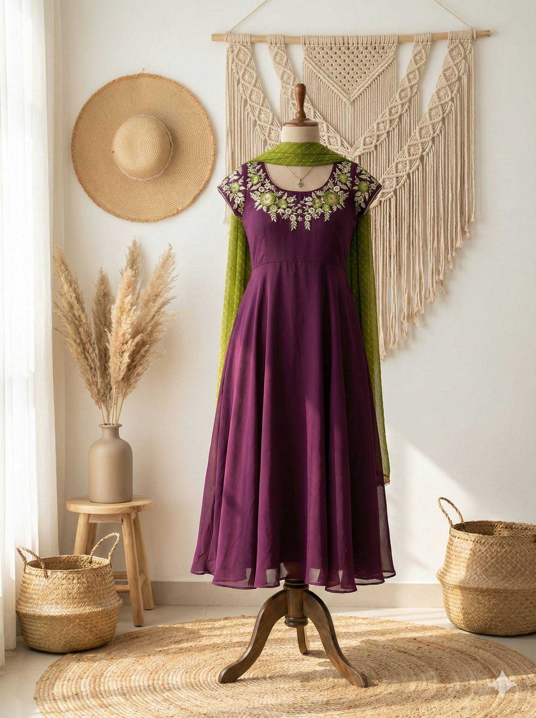 Ynf Georgette KESH210 2471 Suits & Dresses Wholesale Party Wear Dresses Georgette Dresses Anarkali Dresses Manufacturer- Kapda Export