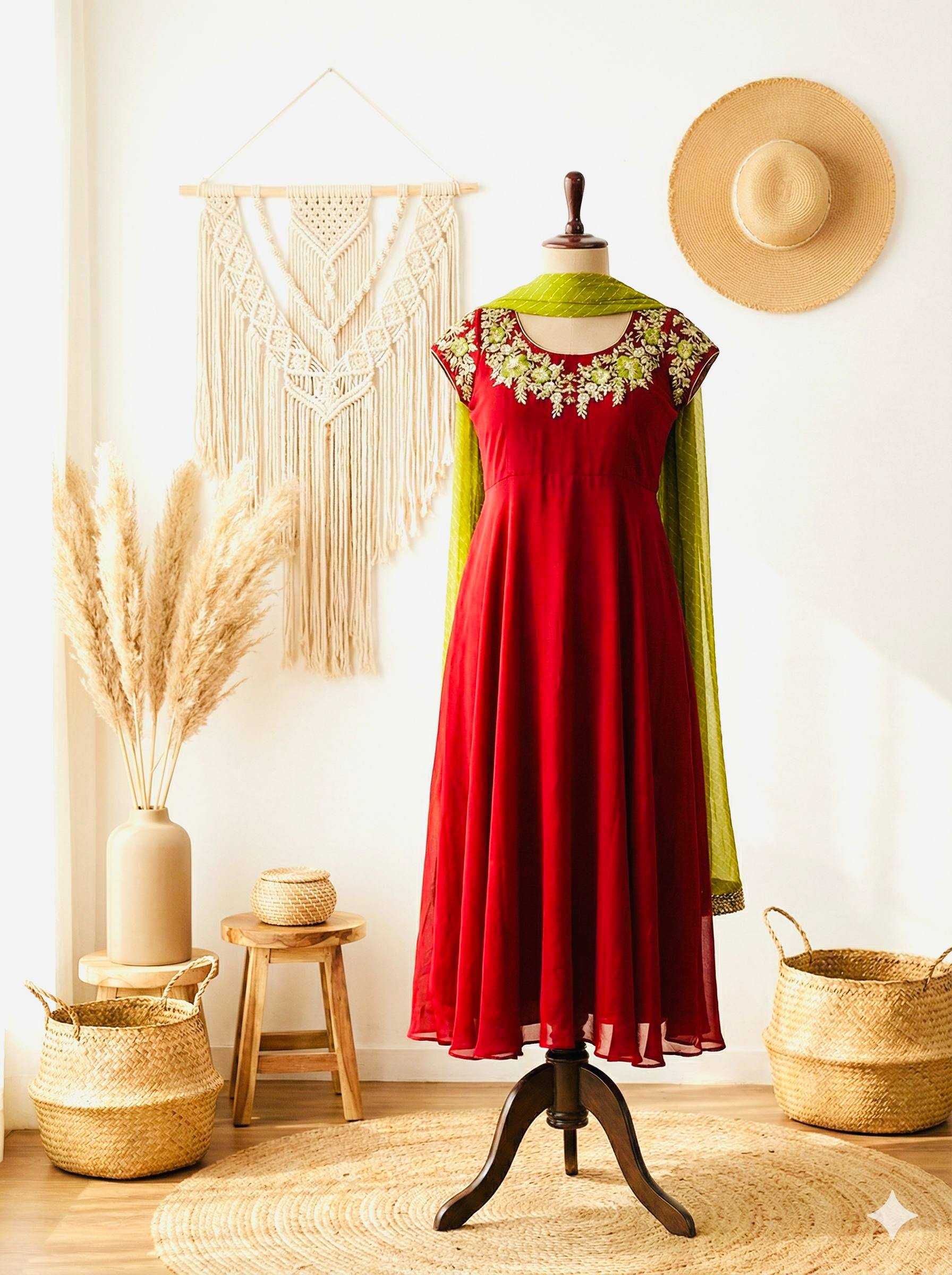 Ynf Georgette KESH210 2476 Suits & Dresses Wholesale Party Wear Dresses Ethnic Dresses Anarkali Dresses Manufacturer- Kapda Export