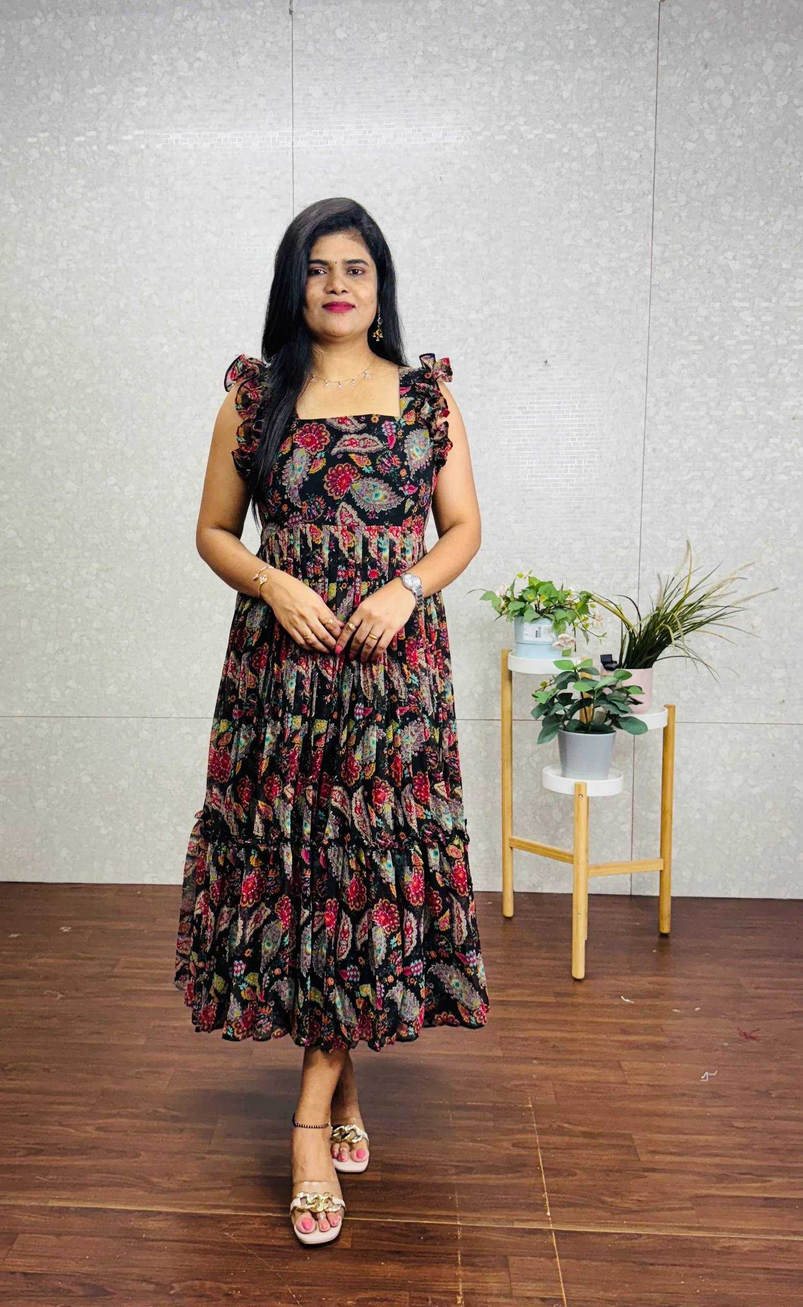 Ynf Georgette KESH210 2495 Suits & Dresses Wholesale Printed Suits Party wear suits Maxi Dresses Manufacturer- Kapda Export