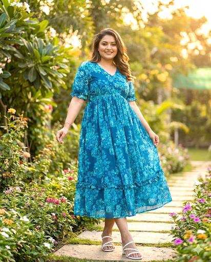 Ynf Georgette KESH210 2520 Suits & Dresses Wholesale Wedding Suits Maxi Dresses Party Wear Dresses Manufacturer- Kapda Export