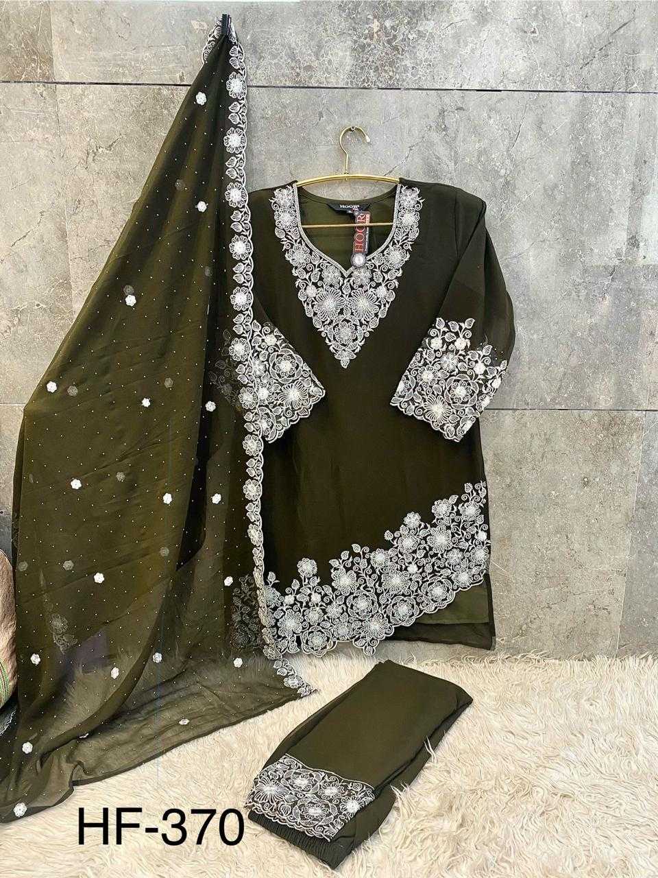 Ynf Georgette KESH450 HF-370 Suits & Dresses Islamic Clothing Festive Collections Wholesale Pakistani Suits Afghani Suits Kashmiri Suits Manufacturer- Kapda Export