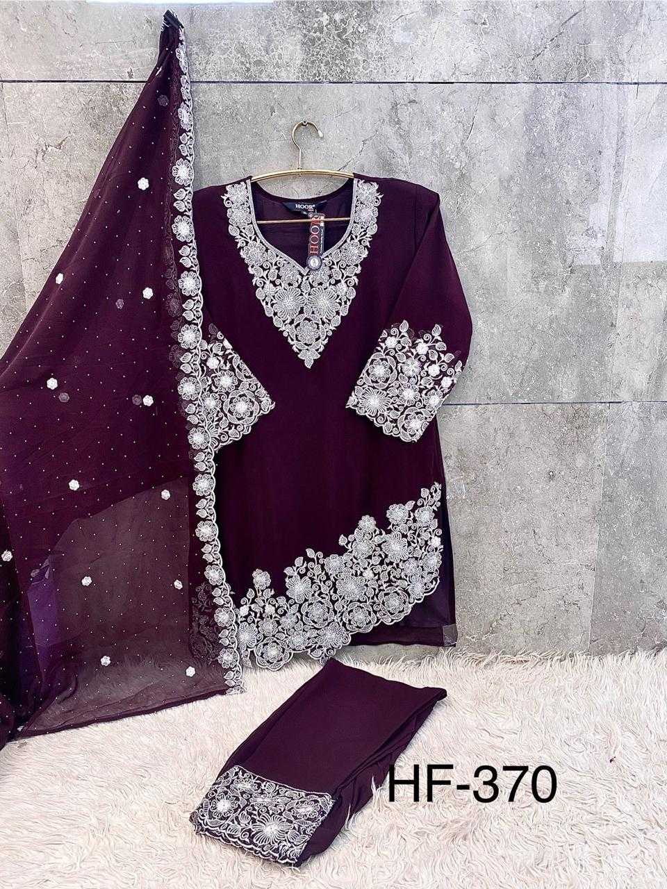 Ynf Georgette KESH450 HF-370 Suits & Dresses Islamic Clothing Festive Collections Wholesale Pakistani Suits Afghani Suits Kashmiri Suits Manufacturer- Kapda Export