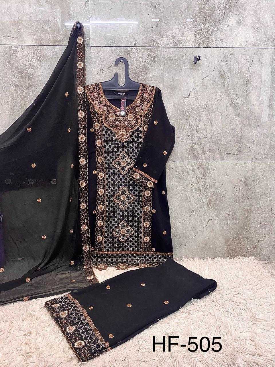 Ynf Georgette KESH450 HF-505 Suits & Dresses Islamic Clothing Festive Collections Wholesale Pakistani Suits Afghani Suits Kashmiri Suits Manufacturer- Kapda Export