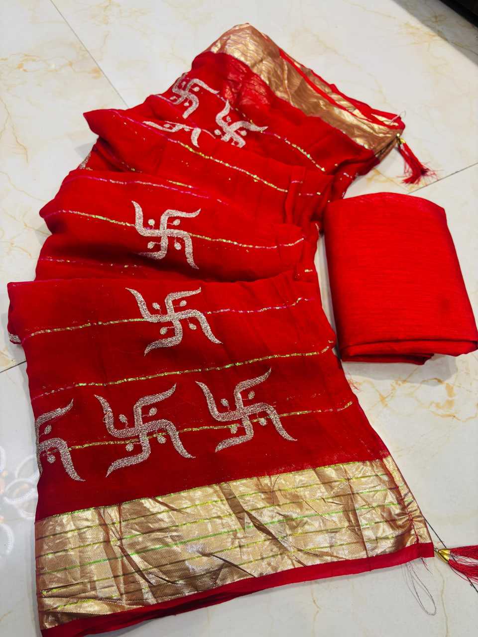 Ynf Georgette KESH503 shakiya 3 Sarees Wholesale Zari Border Sarees Modern Sarees Golden Sarees Manufacturer- Kapda Export