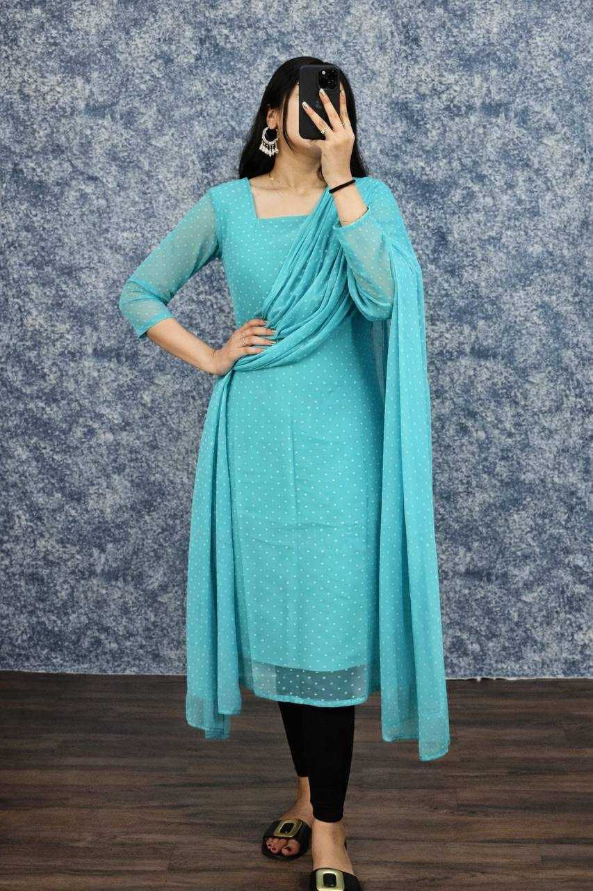 Ynf Georgette KESH544 George booti Kurti Wholesale Casual Kurtis Festive Kurtis Designer Kurtis Manufacturer- Kapda Export