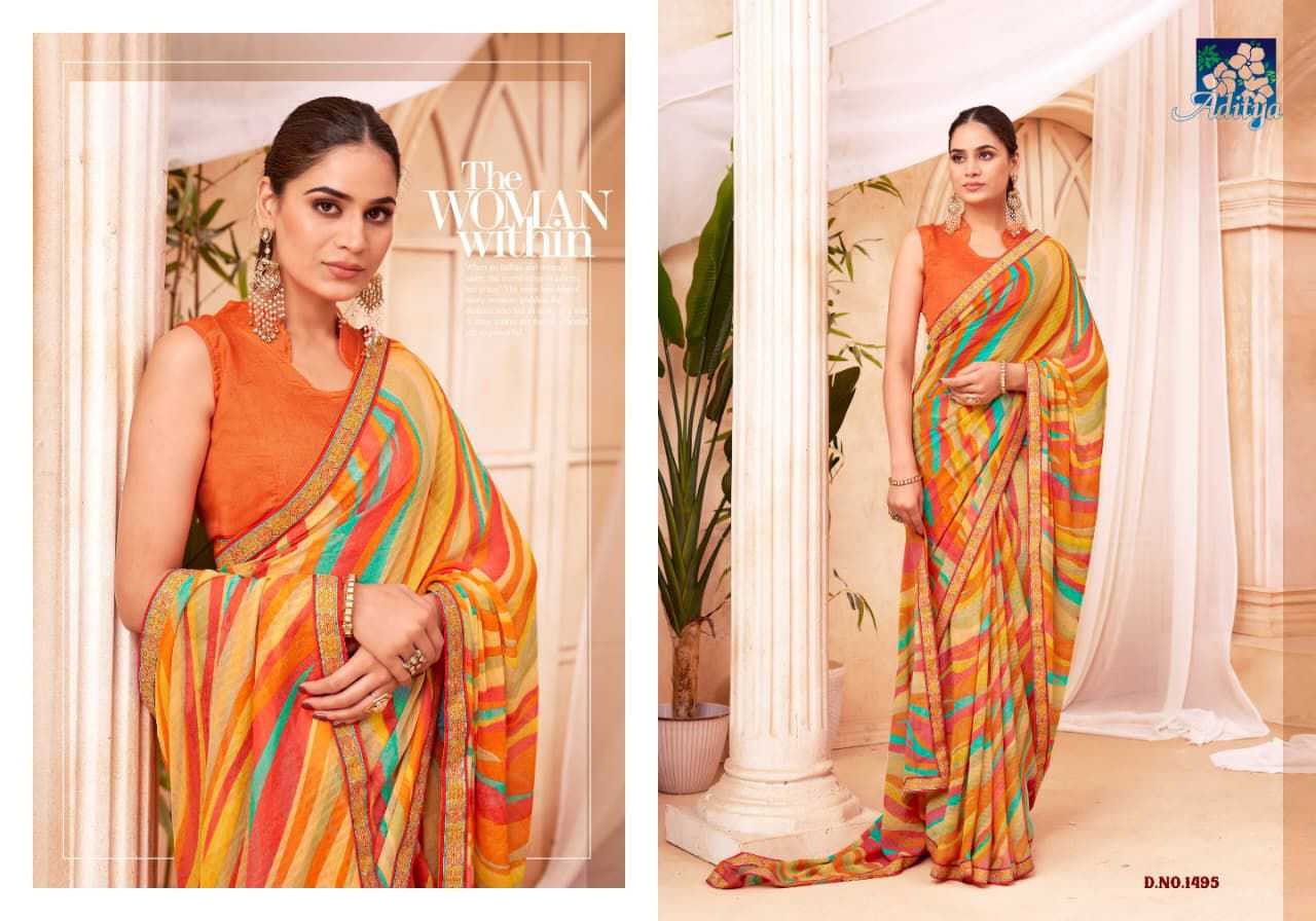 Ynf Georgette KESH649 Sujal vol 7 Sarees Wholesale Party Wear Sarees Fancy Sarees Printed Georgette Saree Manufacturer- Kapda Export