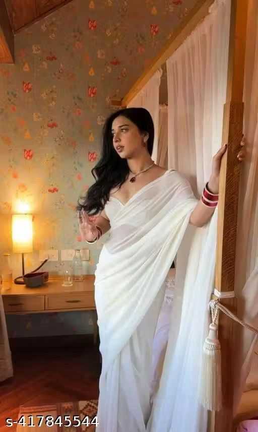 Ynf Georgette KESH649 SYNTHETIC Sarees Wholesale Fancy Sarees Georgette Sarees White Sarees Manufacturer- Kapda Export