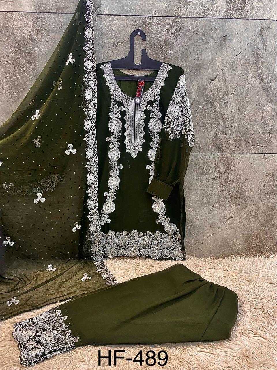 Ynf Georgette KESH677 HF-489 Suits & Dresses Islamic Clothing Wholesale Pakistani Suits Afghani Suits Kashmiri Suits Manufacturer- Kapda Export