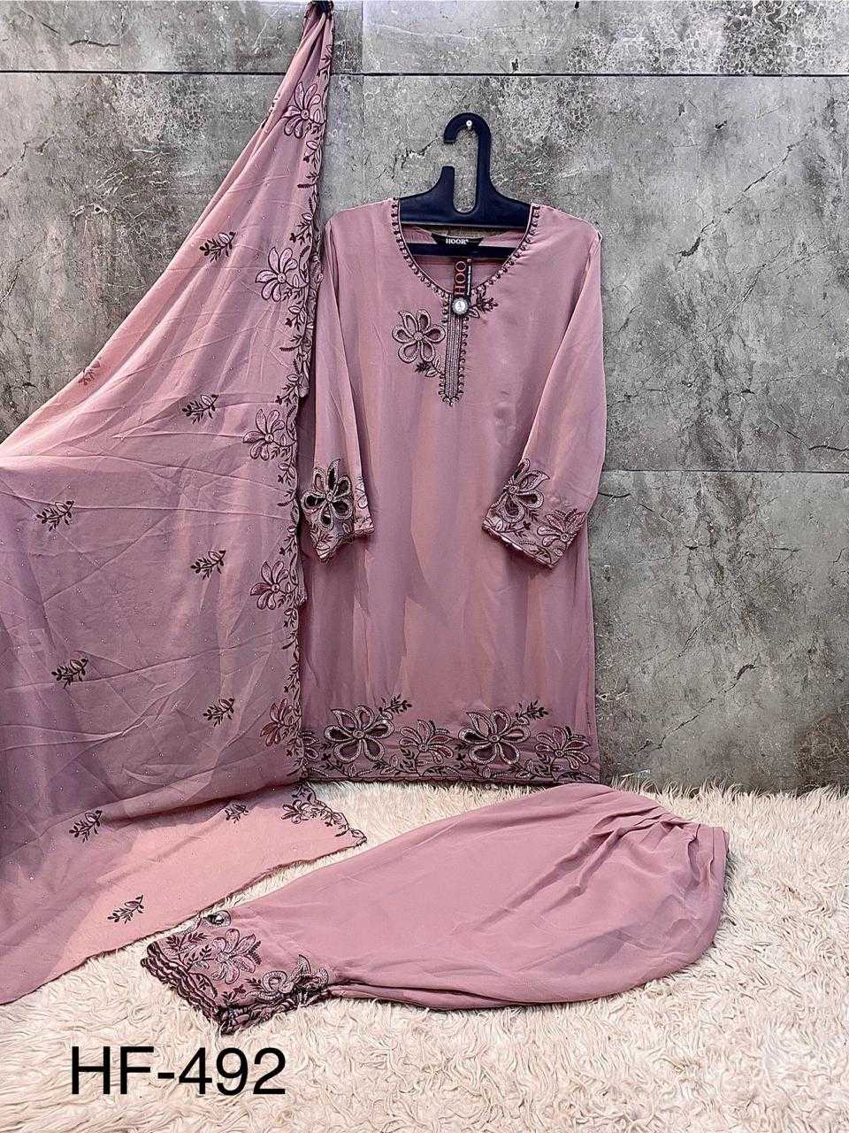 Ynf Georgette KESH677 HF-492 - A To D Suits & Dresses Islamic Clothing Festive Collections Wholesale Pakistani Suits Afghani Suits Kashmiri Suits Manufacturer- Kapda Export