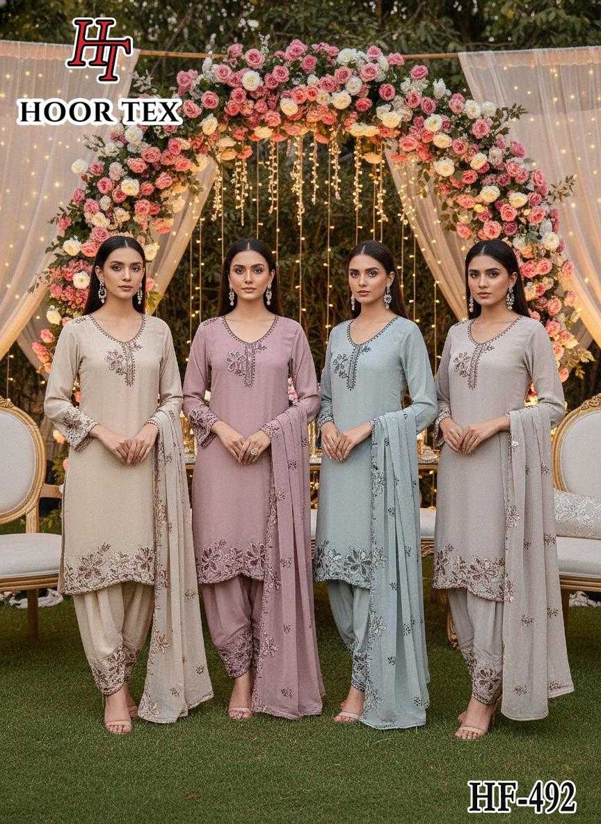 Ynf Georgette KESH677 HF-492 - A To D Suits & Dresses Islamic Clothing Festive Collections Wholesale Pakistani Suits Afghani Suits Kashmiri Suits Manufacturer- Kapda Export
