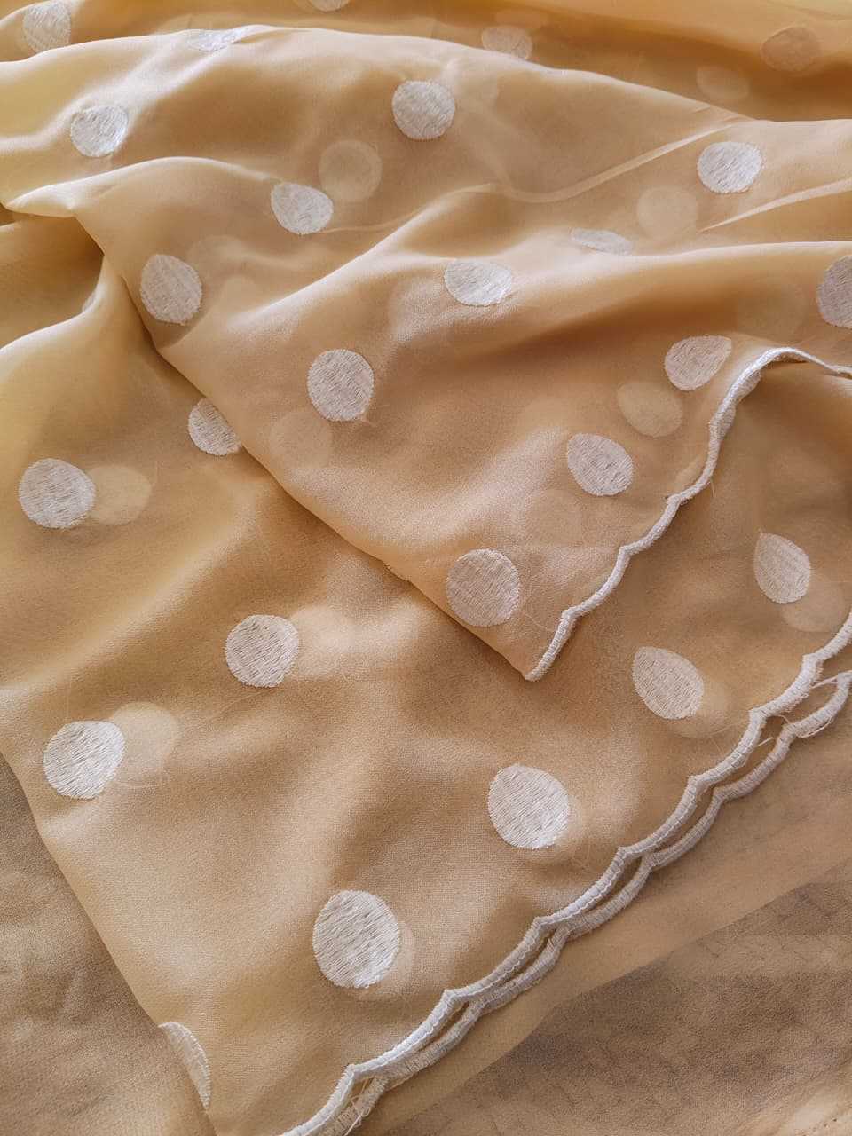 Ynf Georgette KESH682 Retro Sarees Wholesale Party Wear Sarees Fancy Sarees Golden Sarees Manufacturer- Kapda Export