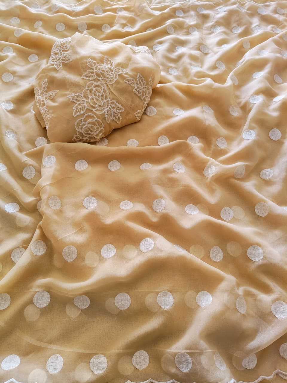 Ynf Georgette KESH682 Retro Sarees Wholesale Party Wear Sarees Fancy Sarees Golden Sarees Manufacturer- Kapda Export